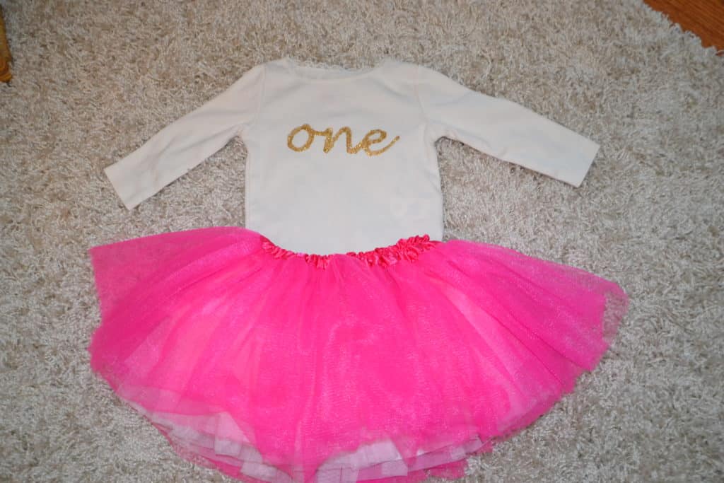 Baby first birthday outfit