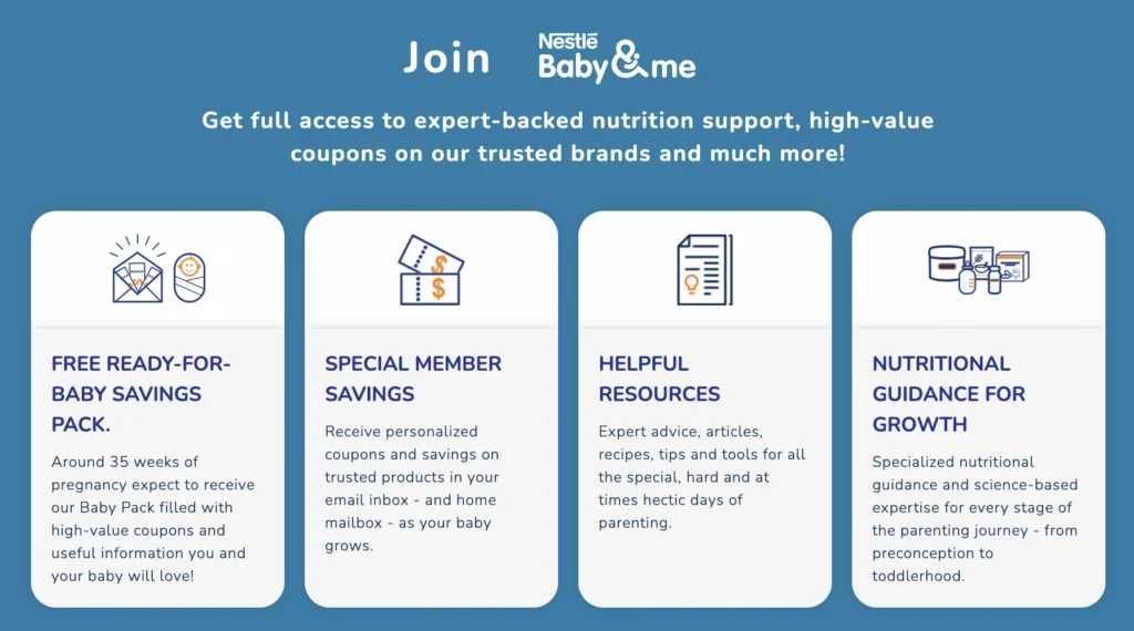 Nestle baby program