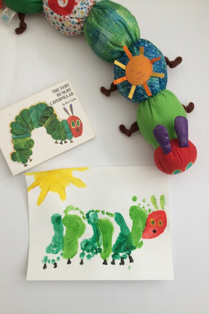 The very Hungry caterpillar craft ideas