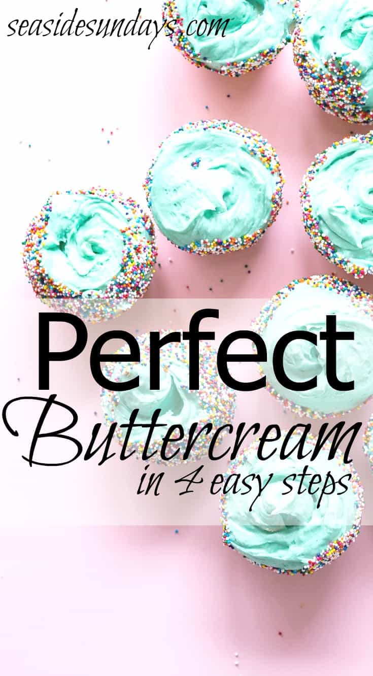 4 Step Perfect Buttercream Frosting