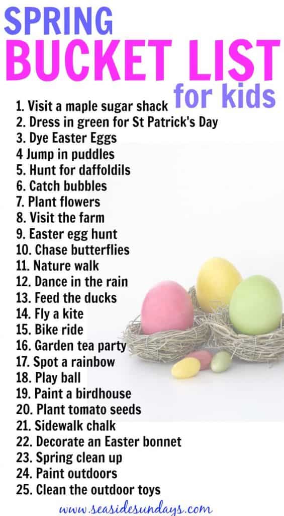 The Ultimate Spring Bucket List For Kids