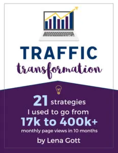 Traffic Transformation guide to growing your blog traffic with social media