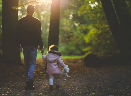 daddy daughter date nature walk