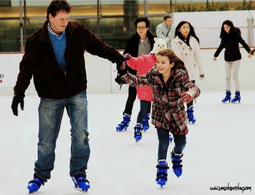 The best father daughter dates -skating