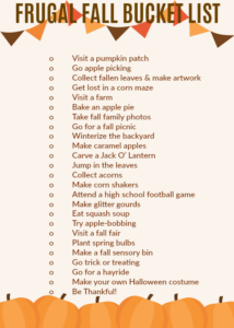 Fun & Frugal Fall Bucket List For Families