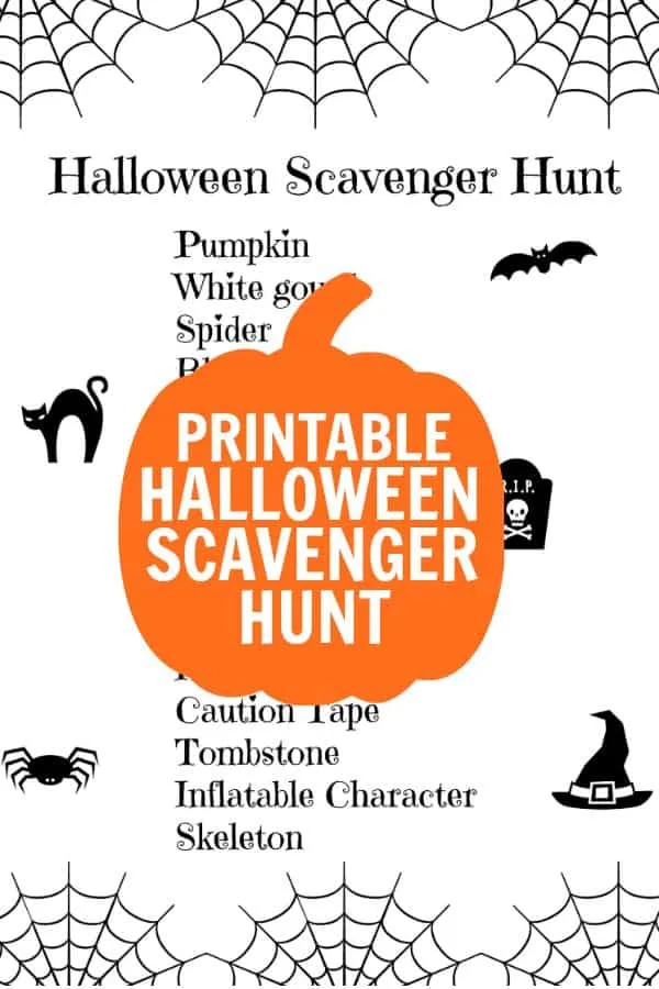 Halloween Scavenger hunt for kids. If you are looking for Halloween ideas for kids to do, this is a great Halloween activity for kids! Find out what you need and download our free printable Halloween treasure hunt. Get the kids dressed up in their Halloween costumes and go on a Halloween stroll. This is a great Hallowee activity for daycares and scout groups