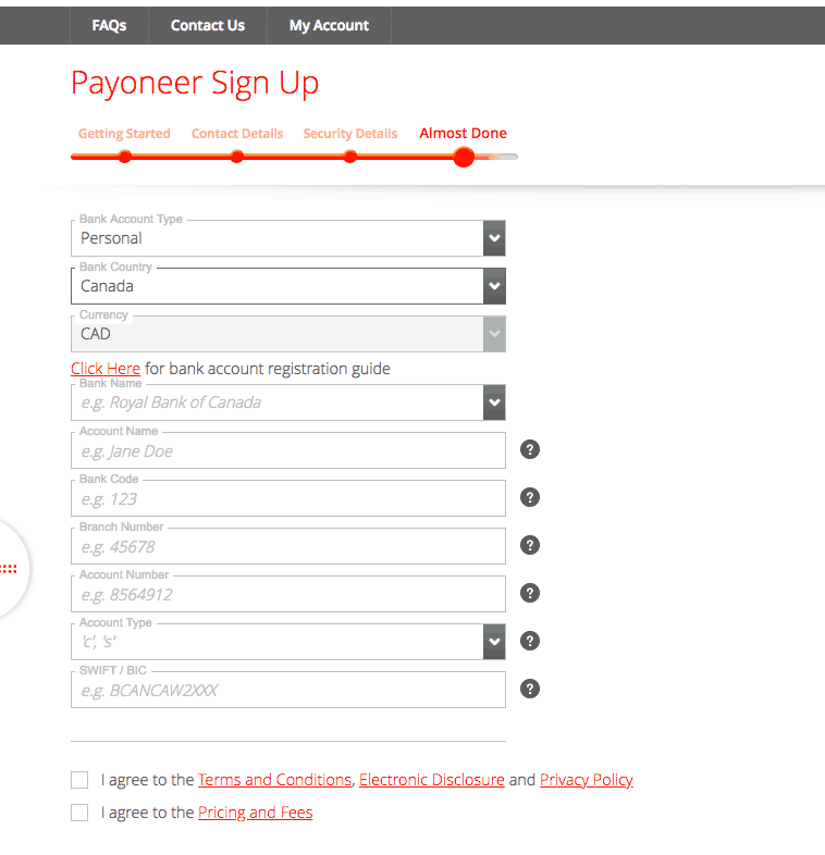 how to use Payoneer