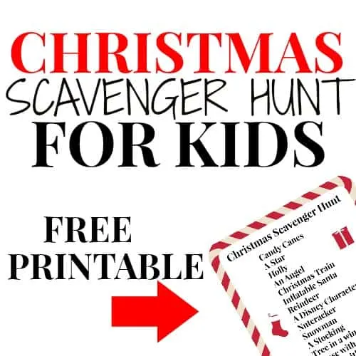christmas scavenger hunt for kids