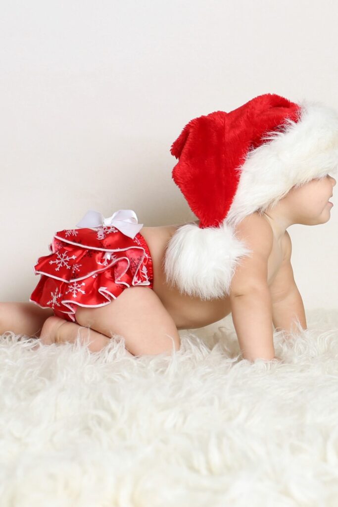 baby's first Christmas photoshoot ideas