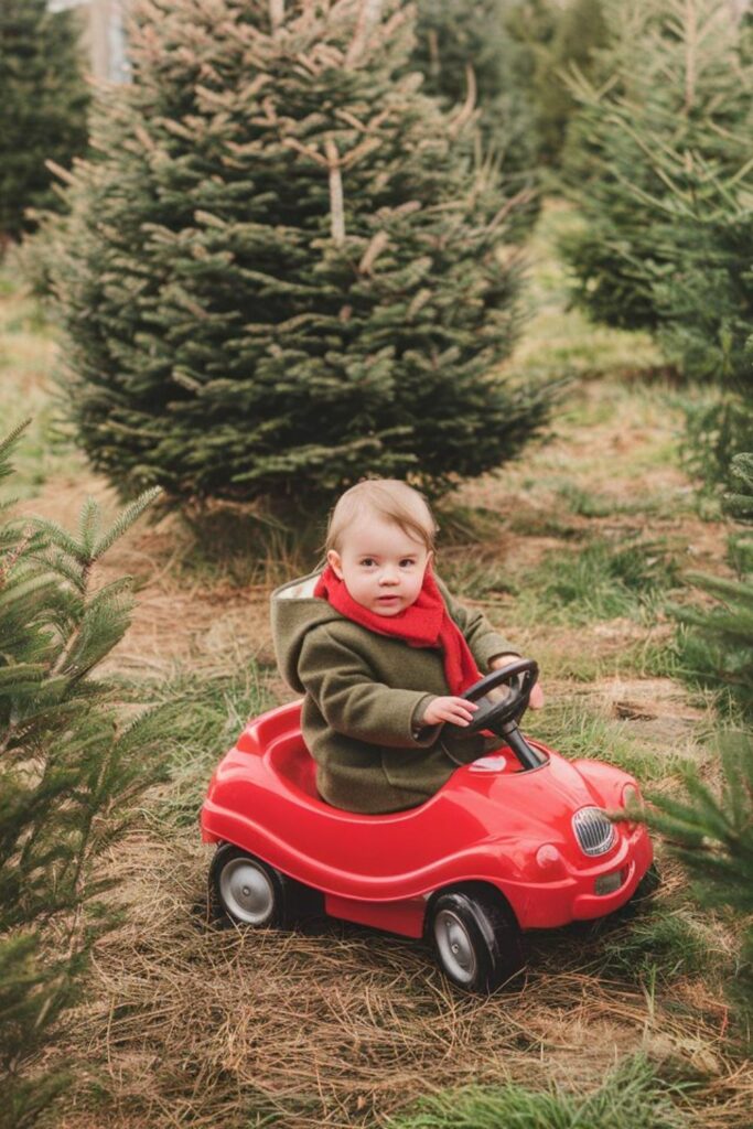 Photo ideas for baby's first Christmas 