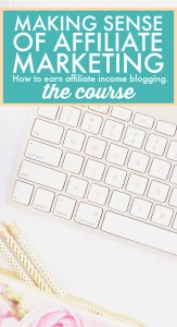 Do you want to monetize your blog? If you want to make money blogging, this course will get your started. #makemoneyblogging #affiliatemarketing #passiveincome