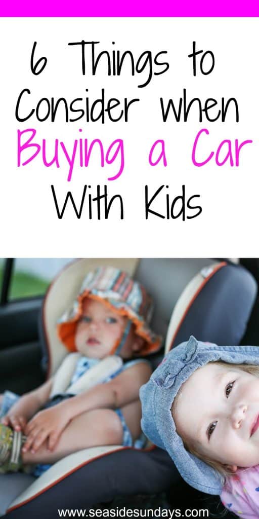 These are awesome tips for buying a car  if you have kids. There are so many things you should consider when buying a new vehicle if you need to fit in car seats. You also need to think about car seat safety.  #CarsCom #ad 