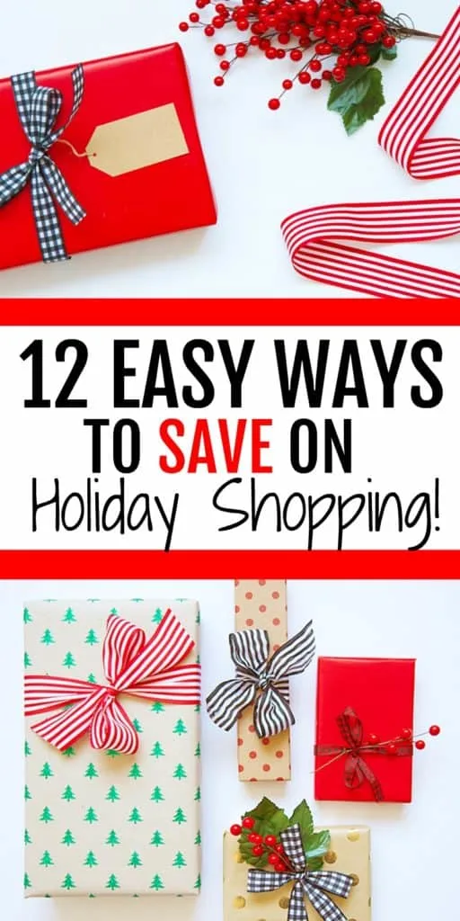 Save money on Christmas gifts this year with these helpful tips that will take your holiday season to the next level without breaking the bank! Stick to your budget for Christmas shopping and buy for everyone on your list. Avoid debt with your holiday shopping this December! If you want to save money and enjoy the season, these ideas will really help. #savingmoney #holidayshopping #christmas