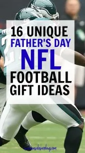This is a great NFL gift guide for football fans. Father's day ideas. I love this list of ideas for football coach gifts. If you are looking for Father's day gift ideas or groomsman gift ideas, you will love these NFL gift ideas. Father's Day | Gift guides | Football gift ideas | groomsman gifts