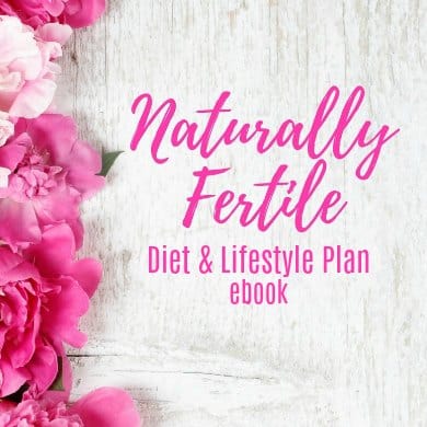 diet plan of foods that increase fertility