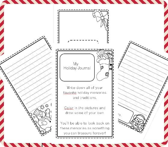 Printable Holiday Planner- this Christmas planner is packed with tons of great pages for to-do lists and Christmas budget planning. Gte the free bonus children's Christmas journal too