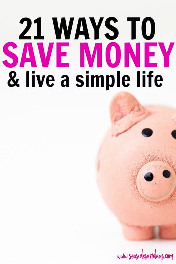 Money Saving tips for living a simple life! If you want save money, these are great budgeting tips for beginners. Lots of ideas for saving money on groceries without coupons, spending wisely and cutting costs on everything. I'm so happy I found these GREAT money tips! Now I have great ways to save money on almost everything in my life!