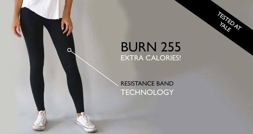 SWEETFLEXX Black Full Length Resistance Leggings