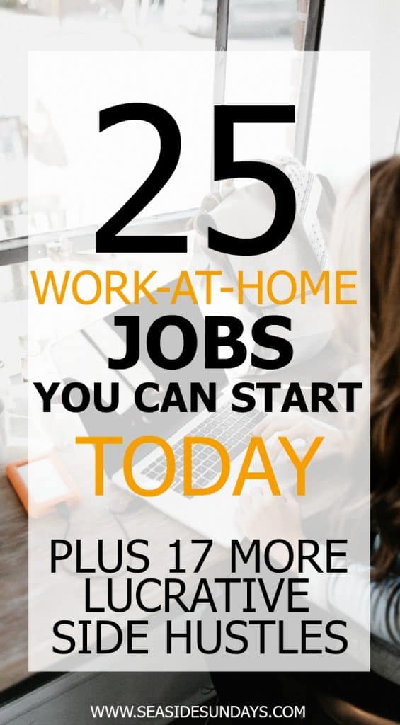 80 Ways To Make Money That You Can Start Today - make money f!   rom home with these 80 ideas tons of work at home jobs