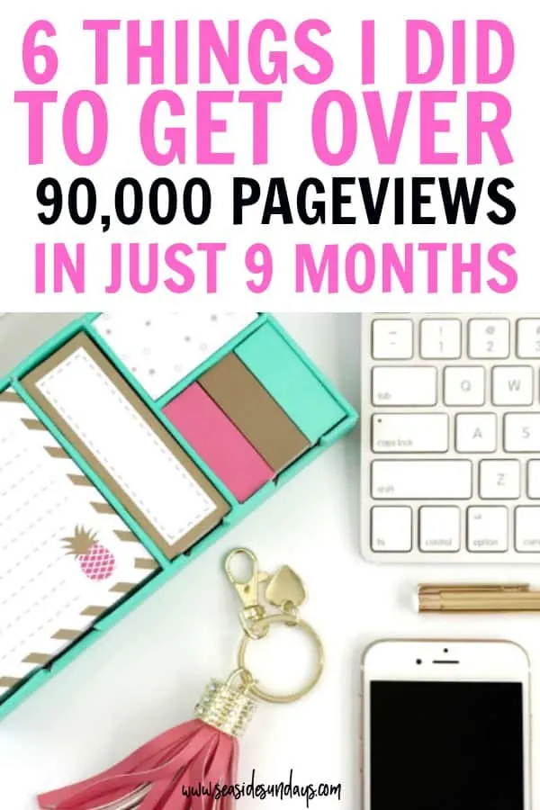 Blog traffic report! This blog report shows you exactly how I grew my blog traffic from 0 to 90,000 page views in just 9 months. Lots of blogging tips for new bloggers and anyone who wants to get more traffic to their website. #bloggingtips #blogging #blogincomereport #blog #blogger