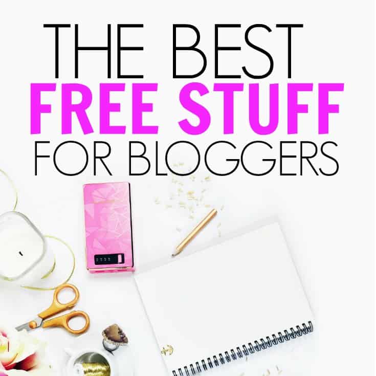 This is an AWESOME list of completely free stuff for bloggers! Tons of blogging freebies like free stock photos, free WordPress themes, free fonts and free blogging courses. These really helped me grow my blog traffic and make money blogging from the get-go.