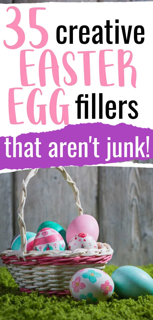 Easter egg fillers that aren't junk