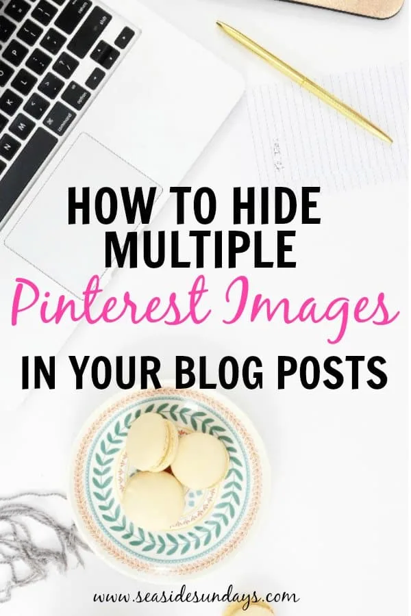 This trick to grow your blog traffic is so simple! This takes you step by step on what you need to do to create multiple images for your blog posts and hide them on WordPress. This is a great way to grow your Pinterest traffic and A/B test different pinnable images.