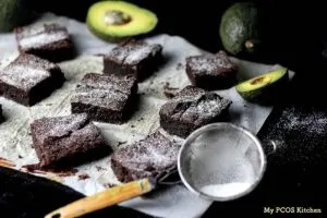 Keto fertility diet avocado brownies