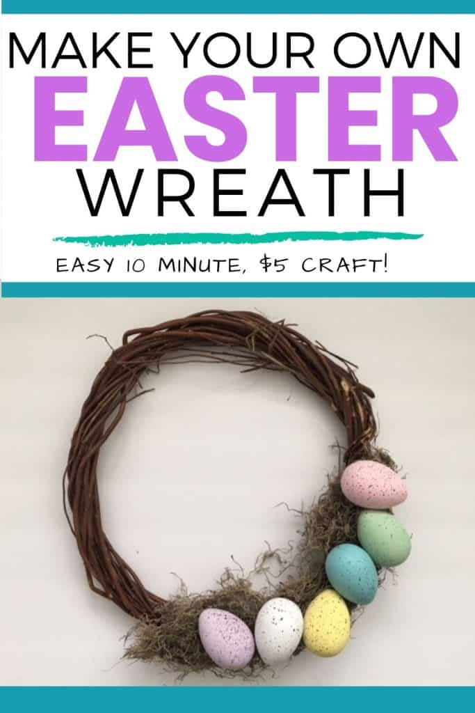 DIY Easter egg wreath