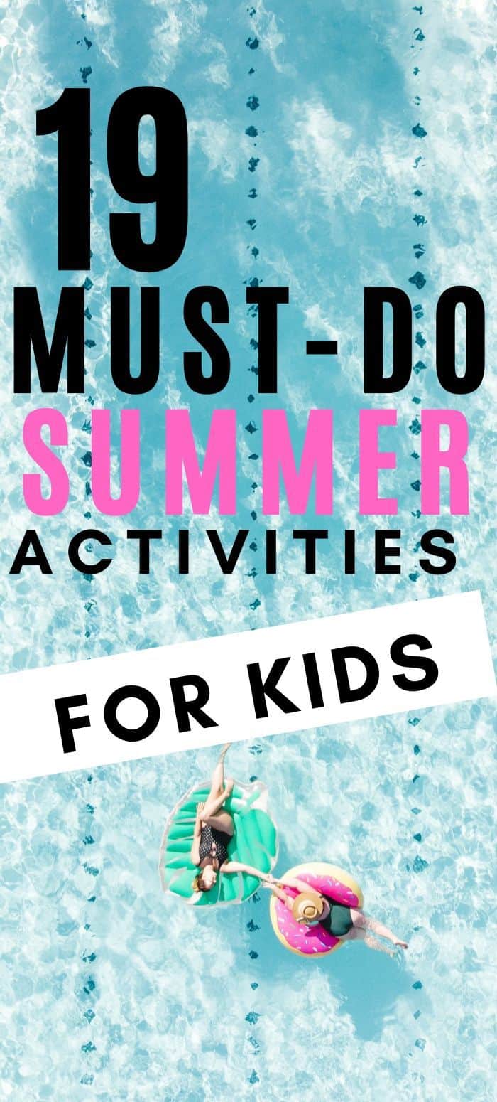 The Best Summer Activities For Kids With Free Printable Checklist ...