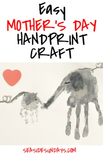 mother daughter handprint art