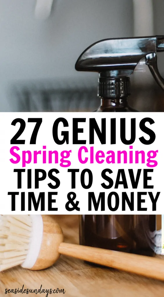 Spring cleaning tips to save money