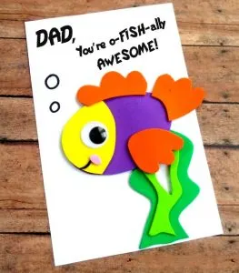 Father's Day Ideas - Fish card