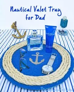 Father's Day ideas - nautical valet tray