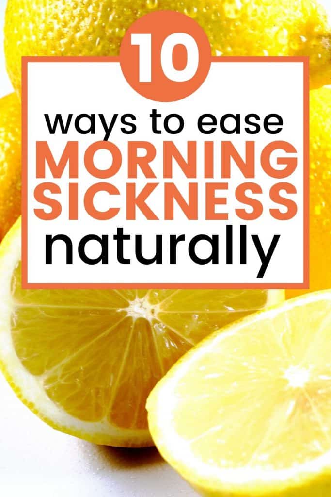 Natural remedies for morning sickness