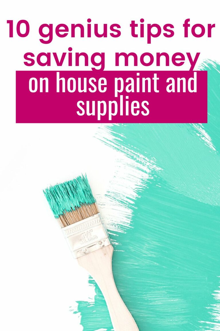 10 Tips For Painting On A Budget & Saving Money On Your Reno