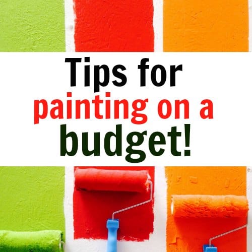 Tips for redecorating on a budget. Save money when painting a room with these great tips. Whether you are using Revere Pewter by Benjamin Moore or builder basic beige, there are a lot of ways to save money when doing a home reno. Find out which are the best paintbrushes to buy and the best painting techniques that could save you hundreds!