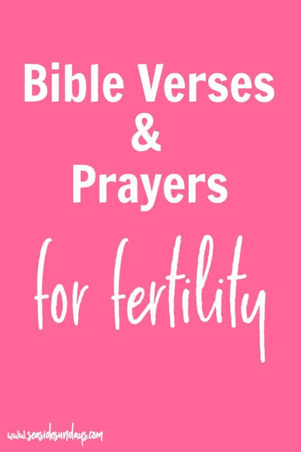 Coping With Infertility Bible Verses & Prayers for Fertility