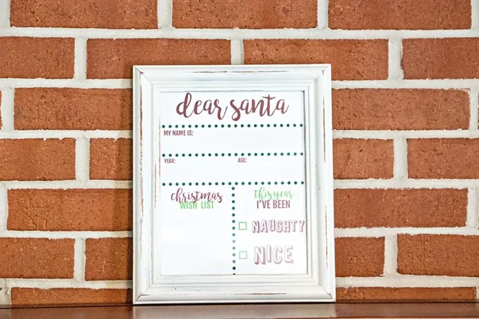  free printable letter to Santa templates 