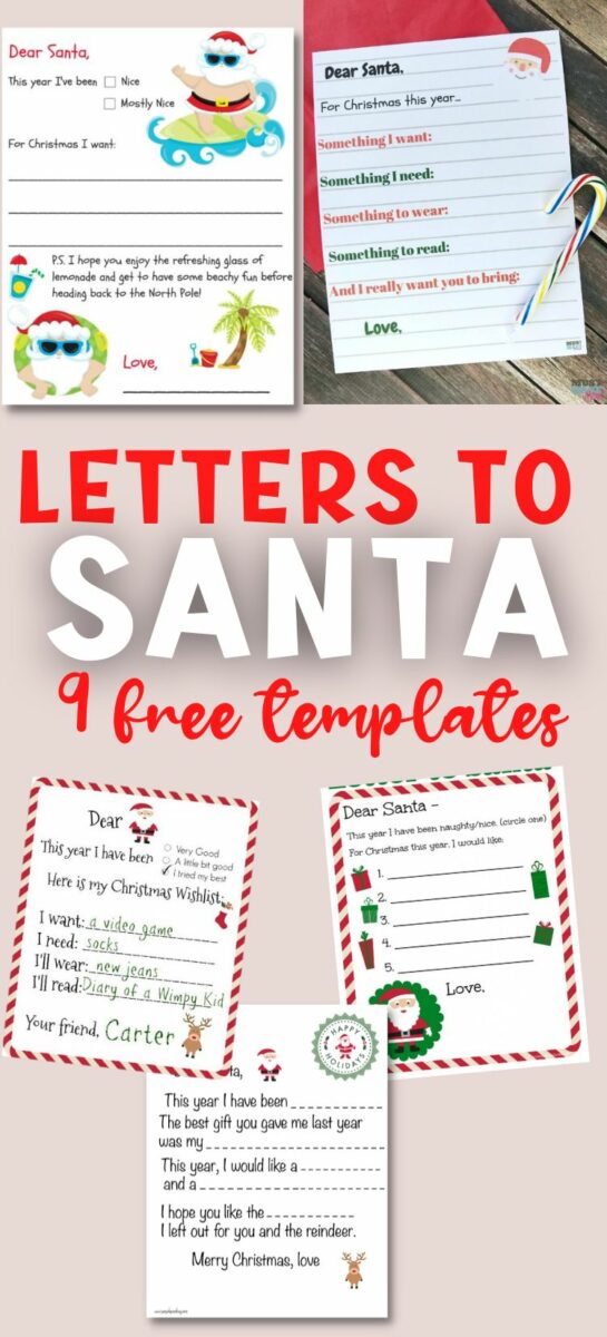 Free Printable Letter To Santa Templates 2024