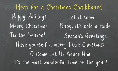 Christmas chalkboard sign-How To Make A Chalkboard Sign
