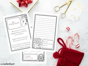 Printable Holiday Planner 2021 - this Christmas planner is packed with tons of great pages for to-do lists and Christmas budget planning. Get the free bonus children's Christmas journal too
