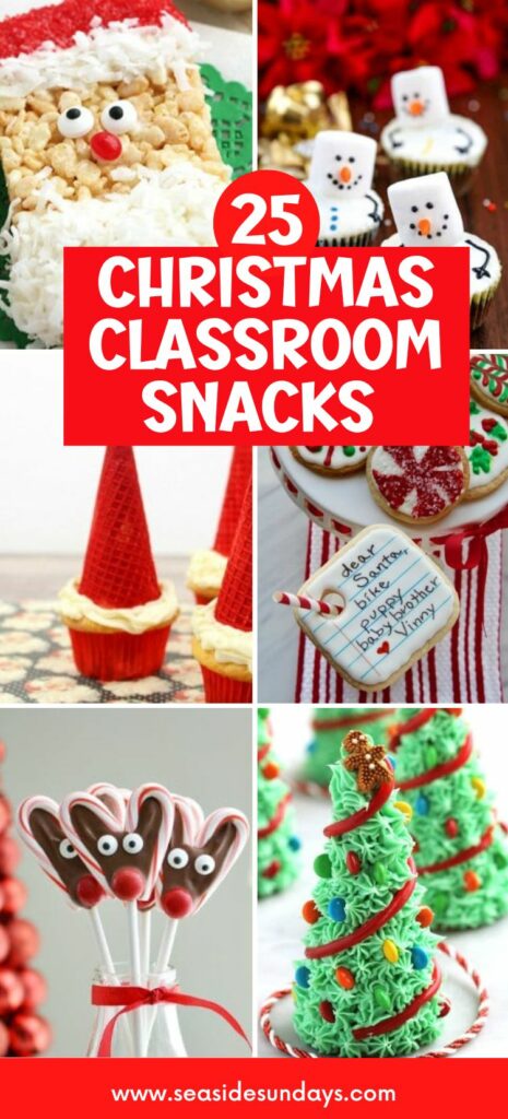 Christmas classroom snacks