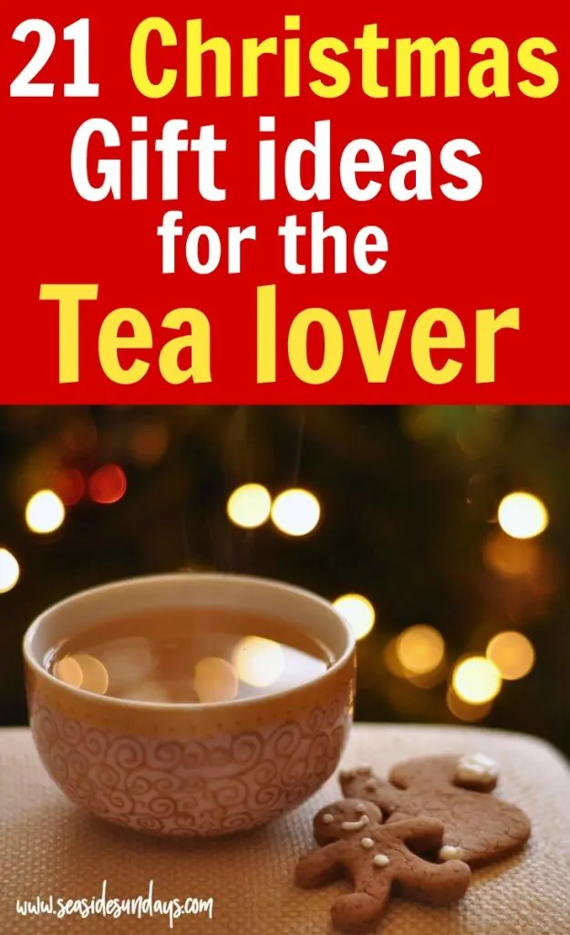 Christmas gift ideas for tea lovers! Looking for the perfect Christmas gift to make a tea lovers gift basket? If you want to create your own DIY tea lovers gift, this gift guide is packed with ideas for Christmas gidfts such as kettles, tea sampler sets, tea strainers and more - all available on Amazon!