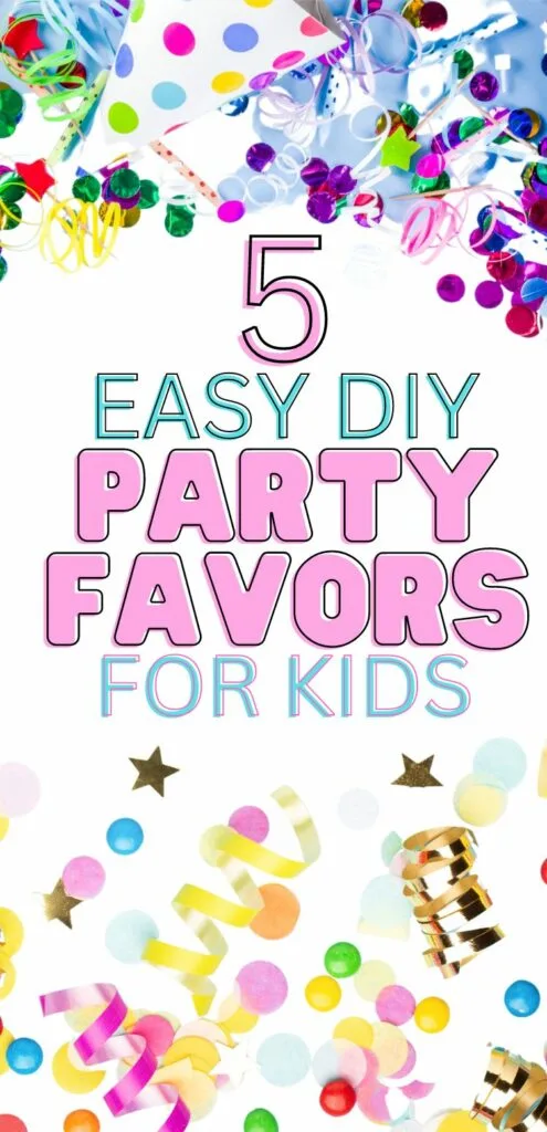 DIY party favors