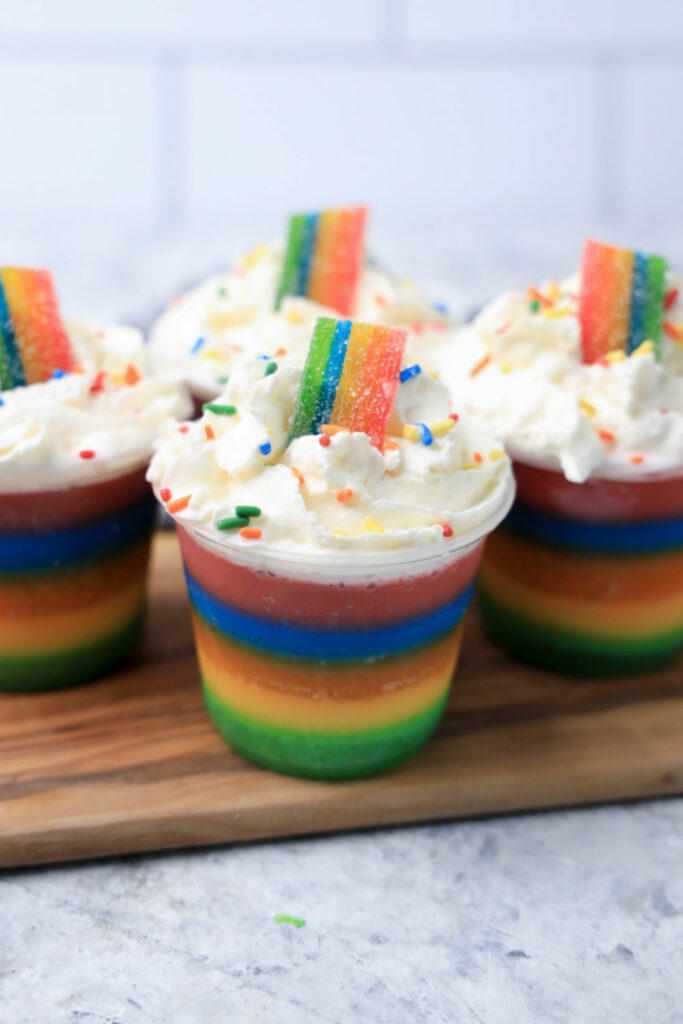 rainbow jello shots