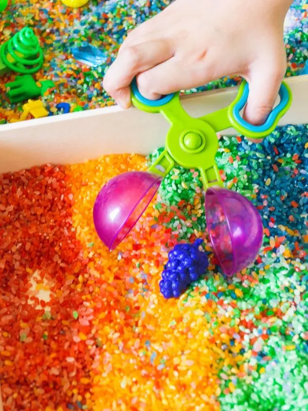 sensory bin for toddler birthday party