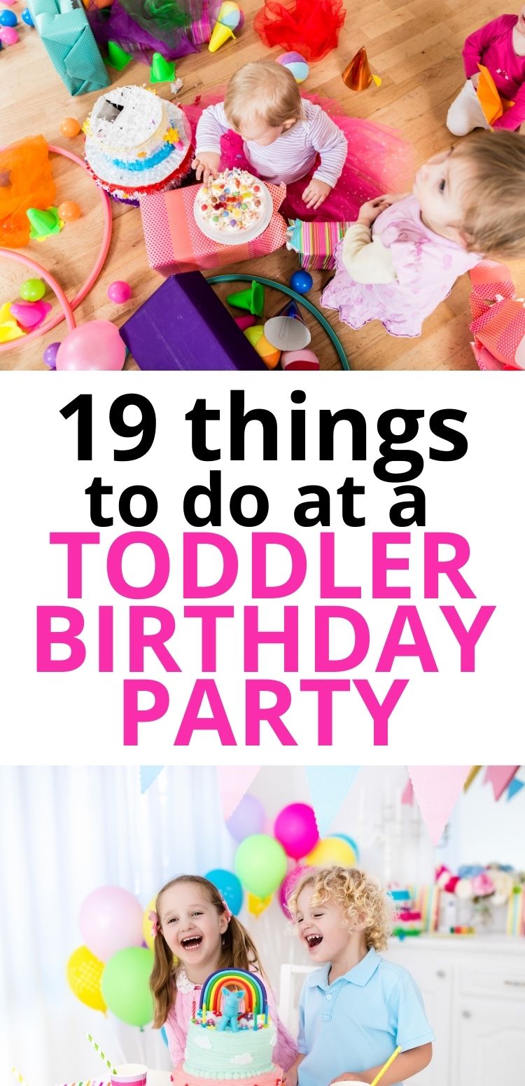 19 Birthday Party Activities For 2 Year Olds
