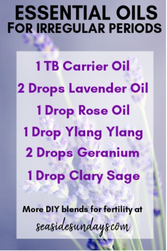 DIY Essential oil fertility blend