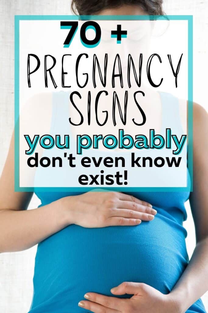 Early signs of pregnancy